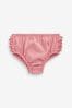 Pink Frill Knickers 2 Pack (0mths-2yrs)