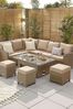 Nova Outdoor Living Grey Left Hand Corner Dining Set with Rising Table