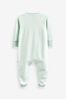 Green Baby Sleepsuits 3 Pack (0-2yrs)