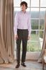 Pink Stripe Slim Fit Single Cuff Signature Super Non Iron Shirt