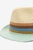 Pastel Trim Trilby Hat (1-16yrs)