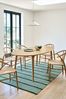 Jasper Conran London Brown Oval 4 to 6 Seater Bray Oak Dining Table