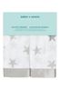 aden + anais Grey essentials Muslin Comforter Security Blankets 2 Pack Grey