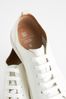 White Signature Forever Comfort® Leather Raw Cut Trainers
