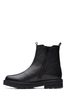 Clarks Black Multi Fit Youth Prague Boots