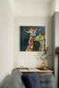 Steven Brown Art Grey Francie & Josie McZoo Large Canvas Print