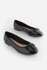 Black Extra Wide Fit Forever Comfort® Ballerina Shoes