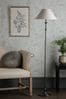 Laura Ashley Black Ludchurch Complete Floor Lamp