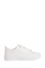 Calvin Klein White Wave Lace Up Trainers