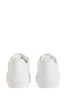 Calvin Klein White Wave Lace Up Trainers