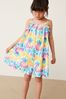Bright Tie Dye Textured Strappy Frill Playsuit (3-16yrs)