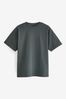 Charcoal Grey Short Sleeve Relaxed Fit T-Shirt (3-16yrs)