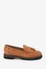Camel Forever Comfort® Leather Tassel Chunky Loafer Shoes