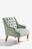Baron Chenille Pale Grey Green Ropsley Chair