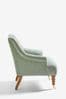 Baron Chenille Pale Grey Green Ropsley Chair