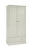 Bentley Designs Cotton Grey Ashby Double Wardrobe