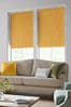 Yellow Gingham Made To Measure Roman Blinds
