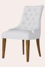 Set of 2 Silver Chenille Redshaw Dining Chairs