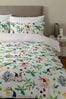 Copenhagen Home White Christmas Gonks Duvet Cover and Pillowcase Set