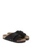 Birkenstock Black Kyoto Suede Sandals