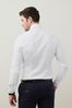 White Federica Tosi long-sleeve silk shirt Easy Care Oxford Shirt
