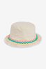 Stone Rainbow Trim Bucket Hat (3mths-16yrs)