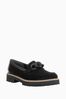 Gabor Squeeze Suede Black Loafers