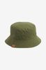 Khaki Green Plain Bucket Hat (3mths-16yrs)