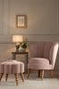 Personalise & Annaly Velvet Dark Blush Heydour Chair