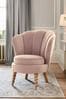 Annaly Velvet Dark Blush Heydour Chair