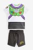 Grey and White Toy Story Buzz Lightyear Short Sleeve T-Shirt and Short Set (3mths-8yrs)