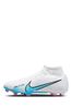 Nike White/Black Zoom Mercurial Superfly 9 Firm Ground Football Boots