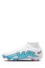 Nike White/Black Zoom Mercurial Superfly 9 Firm Ground Football Boots