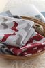 Fusion Red Snug Dudley Love Duvet Cover and Pillowcase Set
