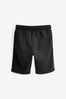 Black Zip Pocket Jersey Shorts (3-16yrs)