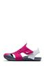 Nike Red Sunray Protect Junior Sandals