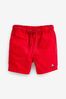 Navy Blue/Red Badge Pull-On Shorts 2 Pack (3mths-7yrs)