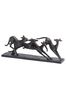 Libra Bronze Racing Greyhounds Sculpture Sculpture