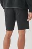 Black Slim Zip Pocket Jersey Shorts