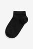 Black 10 Pack Trainer Socks