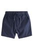 Navy Blue/Stone Cream Pull-On Shorts 2 Pack (3mths-7yrs)
