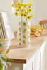 Lemons Ceramic Embossed Flower Vase