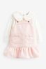 Baker by Ted Baker Pink Pinafore and Blouse Set