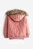 Abercrombie & Fitch Faux Fur Padded Coat