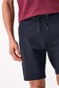 Navy Blue Slim Zip Pocket Jersey Sete Shorts