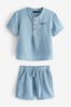 Blue Shirt and Shorts Set (3mths-12yrs)