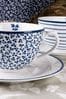 Blue cup and saucer Blueprint collectables
