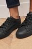 Black Wide Fit Forever Comfort® Baseball Trainers