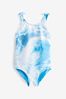 Blue Ocean Tie Shoulder Swimsuit (3-16yrs)