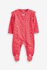 Red/Blue Baby Sleepsuit 4 Pack (0mths-2yrs)
